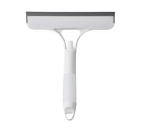 3- En 1 Courage De Nettoyage De Fenêtre, Nettoyant En Verre Avec Épurateur, Raclette De Nettoyage De Miroir, Poignée Ergonomique, Compact Et Facile À Stocker, 21,5x25,7 Cm, Pour Les Miroirs De Salle D