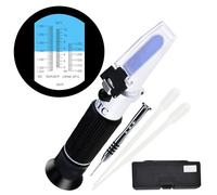 3 en 1 Échelle Clinique Réfractomètre avec 10~30°C ATC, Sérum Protéine 0~12g/dl, Urine Spécifique Gravité 1.000~1.050, Réfractive Indice 1.333~1.360 RI pour Humain Utilisation