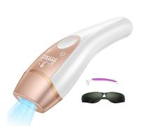 3 en 1 Épilateurs à lumière pulsée avec système de refroidissement, 9 niveaux d'énergie réglables, appareils d'épilation laser - 999 900 impulsions