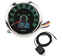 3 en 1 GPS -Tachymètre 200 km/h 85 mm 9-32V 7 couleurs rétro-éclairé Antifog -Universel pour bateau-voiture- camping-car-moto
