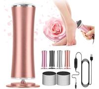 3 en 1 Honey Glow Mie-lle Glow Pied, Vitesse Variable Pieds Electrique Rapeuse, Électrique Livré avec 60 Recharges de Tampons Exfoliants, pour Femmes & Hommes, Peaux Mortes Squameuses et Craquelées(D)
