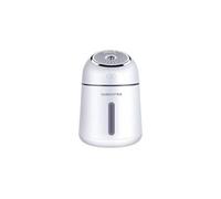 3 en 1 humidificateur désodorisant mini purificateur d'air led veilleuse usb ventilateur brumisateur blanc
