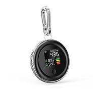 3 en 1 léger détecteur de dioxyde de carbone moniteur de qualité de l'air température humidité analyseur d'air for CO2 compteur numérique maison,Excellente Sensibilité(Black Color)