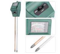 3 en 1 mètre de test d'humidité du sol, 3 en 1 testeur de pH capteur de lumière du soleil de testeur d'humidité de l'eau du sol