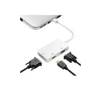 3 en 1 Mini DisplayPort vers HDMI/DVI/VGA Adaptateur Câble mâle à femelle