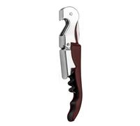 3 en 1 Ouvre-bouteille de vin Ouvre-bière Ami du Serveur Couteau de Sommelier Clé de Vin Coupe-feuille Tire-bouchon à Levier (Noir)