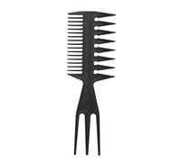 3-en-1 peignes en plastique démêlant peigne à cheveux dents large peigne anti-statique peigne coiffure outil