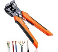 3-En-1 Pince à Dénuder Automatique, Preciva Pince Coupante Auto-Ajustable, Pince a Denuder Electricien Multifonction, Légères et Portables pour Dénuder, Serrer et Couper Les Fils et Câbles