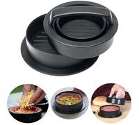 3 en 1 Presse à Hamburger Moule à Barbecue Presse à Steak haché différentes Tailles Machine à Burger Cuisine Viande hachée