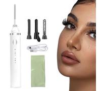 3 en 1 Recourbe-cils Électrique, Recourbe Cils Chauffant Chauffage Rapide en 5s, 3 Temp Recourbe-cils Chauffant, Electric Heated Eyelash Curler, Boucle Cils Chauffé avec 3 Têtes de Brosse à Cils