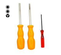 3 en 1 Set 2.5Y 3.8mm 4.5mm Hexagon Gamebit 3.8 4.5 outil de jeu de tournevis de sécurité pour Nintendo NGC SFC NES 200set / lots