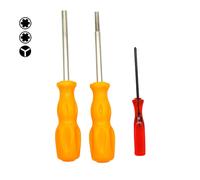 3 en 1 Set 2.5Y 3.8mm 4.5mm Hexagon Gamebit 3.8 4.5 outil de jeu de tournevis de sécurité pour Nintendo NGC SFC NES 100set / lots