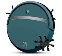 3 en 1 Smart Sweeper Aspirateur Automatique Petit Timing Recharge USB Bon,plplaaoo Aspirateur Robot Laveur Poils Animaux,pour Poils d'animaux,Tapis,Sols Durs,Forte Aspiration,Silencieux(Vert)