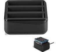 3-en-1 Station de Charge Rapide pour Insta360 X4 Chargeur Batterie Intelligent pour Caméras d'action Charging Hub Accessoire