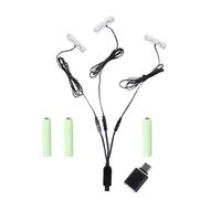 3 en 1 USB/type C réutilisable AA, modèle 3 V | Réutilisable 2AA LR6 AM3 Batterie de remplacement 2AA pour tondeuse à barbe Brosse à dents Jouet