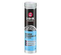 WD-40 Graisse au lithium 3-EN-UN Technique – Cartouche 400 g – -20°C/+140°C