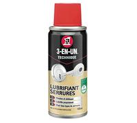WD-40 Lubrifiant serrure 3-EN-UN Technique Aérosol pour tous types de cylindres 100 ml