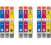 3 Ensemble de 3 Cartouches d'encre à remplacer Epson T2636 (26XL Series) (C/M/Y) Compatible/Non-OEM pour Epson Expression Premium Imprimantes (9 encres)