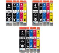 3 Ensemble de de 5 Cartouches d'encre à remplacer Epson T2636 (26XL Series) Compatible/Non-OEM pour Epson Expression Premium Imprimantes (15 encres)