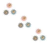 3 Ensembles Broche Émail Marguerite De Épingles Élégantes Pour Accessoire Pour Fêtes Et Célébrations 3 Pièces * 3