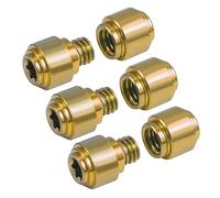 3 Ensembles de Boutons de Pouce, Vis en Titane Goujons de Pouce de Rechange Vis à Lame de Poche pour Benchmade 535 Bugout (Doré)