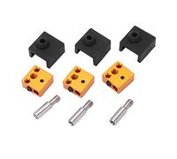 3 Ensembles de Pièces D'imprimante 3D Chaussette en Silicone Bloc Chauffant en Aluminium Kit de Pièces D'Ender de Gorge en Acier Inoxydable Améliorez Votre Kit D'expérience