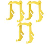 3 Ensembles en Plastique Abeille Miel Seau Rack Cadre Grip Support Robuste Outil d'apiculture pour la Récolte du Miel et l'inspection de la Ruche Durable Jaune 291g 9pcs