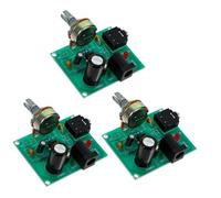 3 Ensembles Kit de Carte Amplificateur Stéréo Mini Lm386
