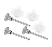 3 Ensembles Kit de Réparation de Déviateur pour Bec de Douche | Tiges, Joints de Coupelle et Clapets Inclus, ABS Gris Clair, pour Fuite, Usage Domestique