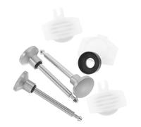 3 Ensembles Kit de Réparation Déviateur de Bec de ABS | Tiges, Joints et Clapets Inclus, Compatible Plupart des Axes Standard, Gris Clair
