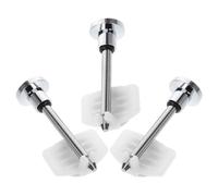 3 Ensembles Kit de Réparation du Déviateur de Robinet de Bain | Tiges de Vanne, Joints de Coupelle et Portes en Abs, pour Maintenance Domestique et Rénovation de Tub