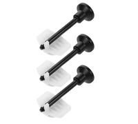 3 Ensembles Kit de Réparation Inverseur de Robinet | Abs Noir, Tiges de Valve, Joints en Coupelle et Clapets, pour Salle de Bain Familiale et Entretien Domestique