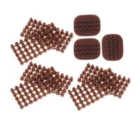 3 Ensembles Moule à Alphabet ou Mini Lettres Détachables | Plastique Marron, Impression Précise et Rangement Pratique, pour Décoration de Biscuits et Loisirs Créatifs