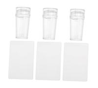 3 Ensembles planche à ongles kit de manucure kit d'estampage des ongles plaques à ongles à motifs manucure estampage - Grattoir à ongles grattoir pour nail art Healeved