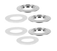 3 Ensembles Plaque Adaptatrice Bouton Poussoir Wc Double Chasse