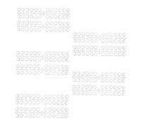 3 Ensembles Set de Cartes de Couleur pour Plaques Rondes pour Art Ongles Échantillons Transparents de Vernis à Ongles Pratique pour Formation et Comparaison
