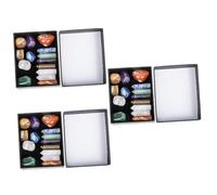 3 Ensembles Yoga Améthyste Décoratif Multifonctionnel pour Coffret Élégant pour Famille