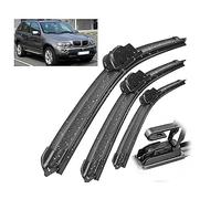 3 essuie-Glaces Avant et arrière. Kit de Jeu de balais d'essuie-Glace arrière, pour BMW X5 E53 2000-2006, brosses 24'22'18'34 ;