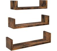 3 Étagères Murales Rustique