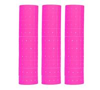3 étiquettes de prix pour tubes, 15 000 pièces, étiquettes de prix à rangée unique, 21 x 12 mm, avec double ligne rouge pour M5500, MX5500, AK813, HG979, papier pour étiquettes de (Rose Rouge)
