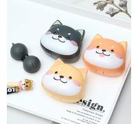 3 Étuis À Lentilles De Contact Mignons, Boîte De Rangement D'immersion Pour Lentilles De Contact, Support De Lentilles De Contact Rose Portable Avec