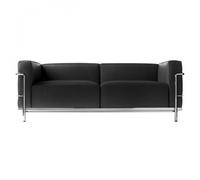 3 Fauteuil Grand Confort grand modèle deux places chromed base