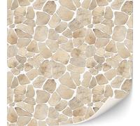 3 feuilles de carreaux autocollants pour sol pour maisons de poupée à l'échelle 1/12 (mosaïque de grès)