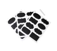 3 Feuilles de Stickers Etiquettes Ardoise Avec 1 Craie Pour Leur Organisme D\Attache