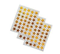 3 Feuilles d'or és Autocollants Auto-adhésifs és Professeur d' Bureau mérite récompense Autocollants Auto-adhésifs élégant et populaireOpération Facile