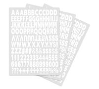 3 Feuilles Lettres et Chiffres Thermocollants Concevez vos Propres Patchs 504 Pièces Tissu Alphanumérique Lavables pour Maillot de Sport T-Shirt Impression de Slogan Décoration (Blanc)