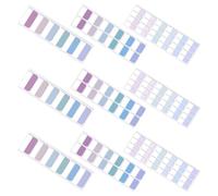 3 Feuilles Onglets D’index Autocollants Inscriptibles | Papier Adhésif Pet, Repositionnables sans Trace, Lecture Rapide, Prise de Notes, pour Chercheurs