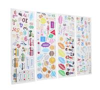 3 Feuilles Stickers Muraux Alphabet Amovibles Pvc | Surface Mate, Réduit les Reflets, Aide à L’orthographe, Arrangement Flexible, Chambre Bébé et Salle D’étude