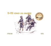 3 Figurines D'équipage En Faction Pour U-Boot Type Viic (Pour Maquettes Revell) - Cmk/Czech Master Kits Cmf72133