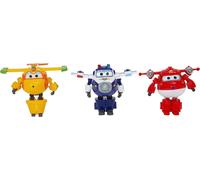3 figurines robots transformables Super Wings saison 4 - Alpha Group